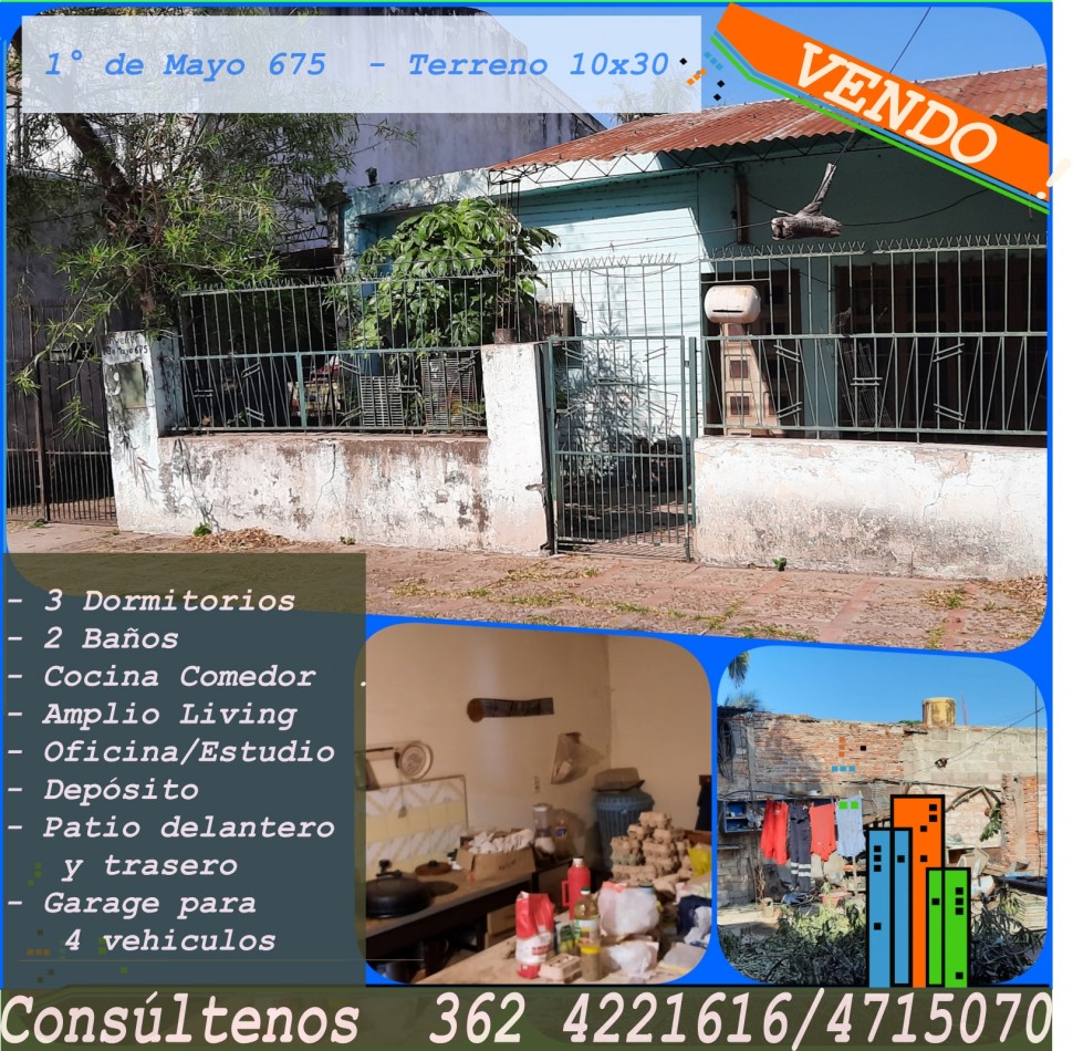 Casa a refaccionar con excelente terreno!! Zona Residecial!!