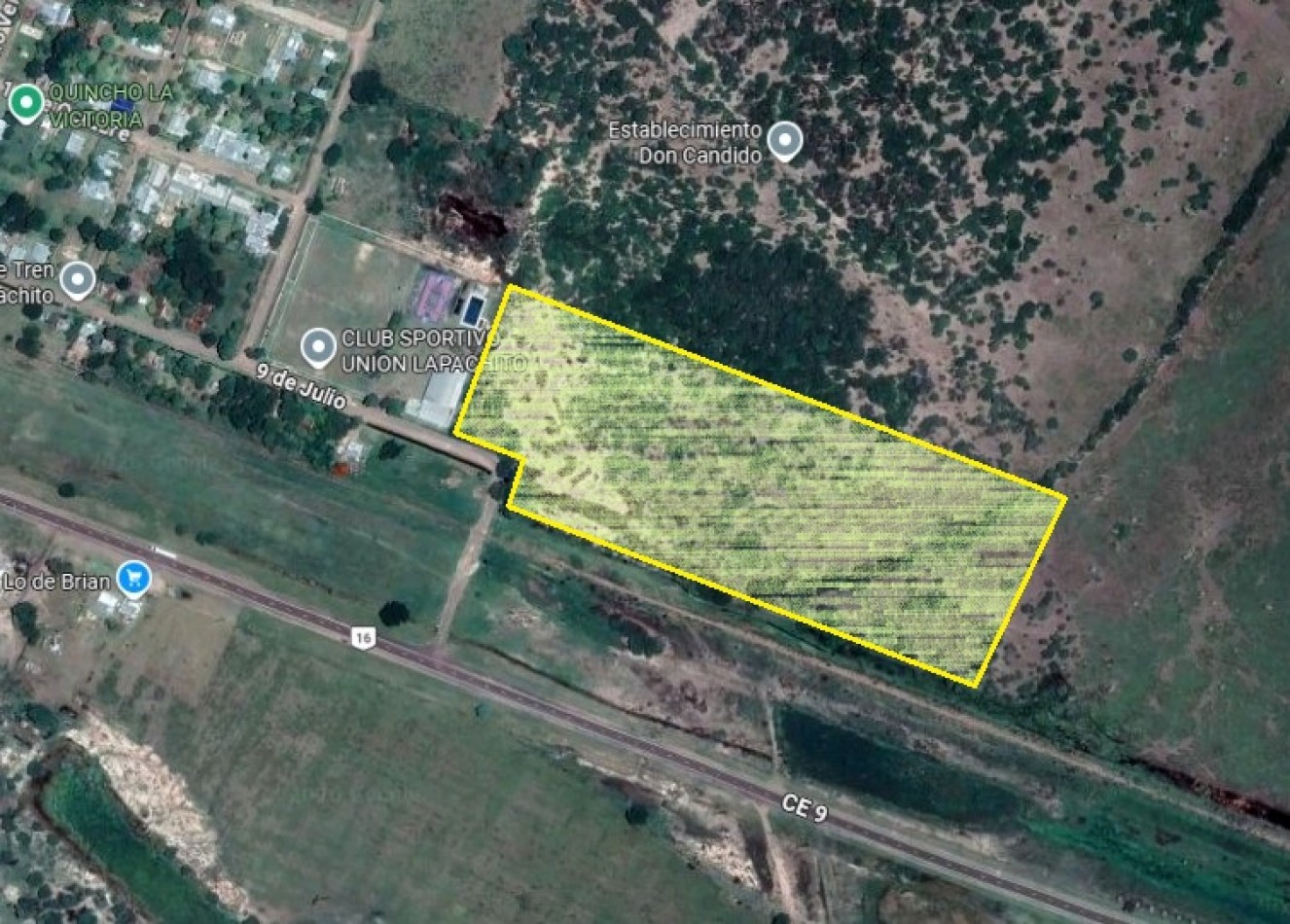Quinta de 3.5Has en Lapachito a 100 mts Ruta 16