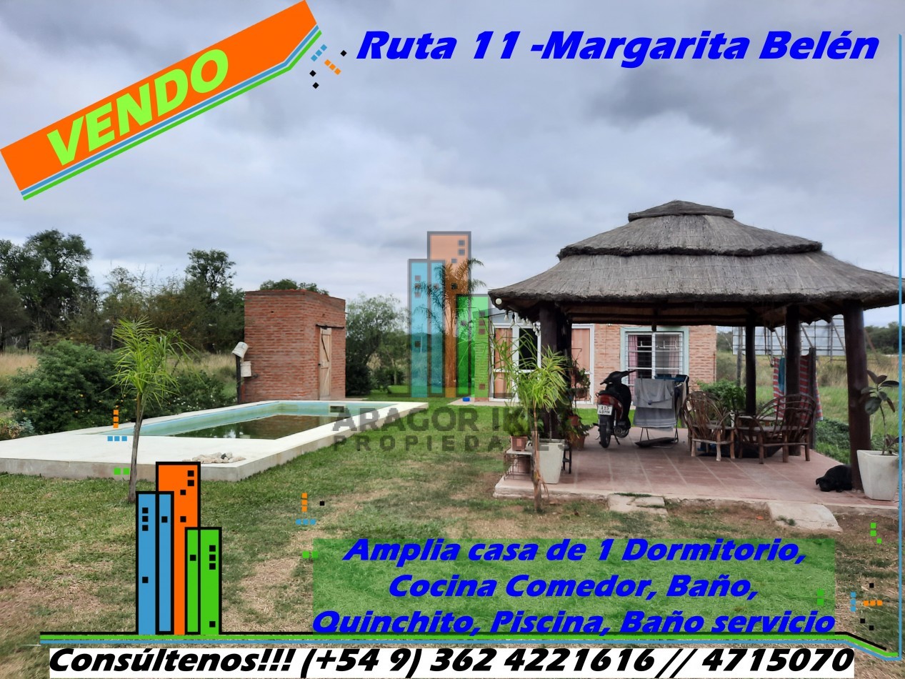 Preciosa Casa a pasitos de Ruta 11 - Margarita Belen